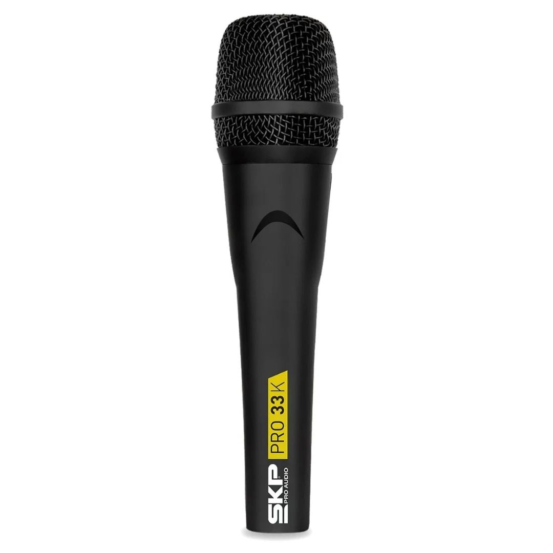 SKP PRO-33K | Set de 3 Micrófonos Dinámicos Profesionales Cardioides