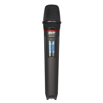 SKP PRO UH-600PRO | Sistema de Micrófonos Inalámbricos UHF Dual con 2 Micrófonos de Mano
