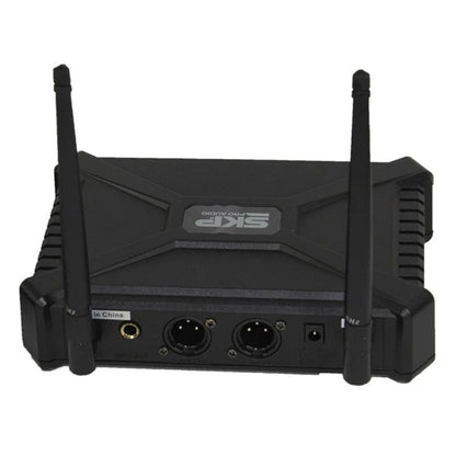 SKP UHF-300D | Sistema Inalámbrico Dual UHF con 2 Micrófonos de Mano