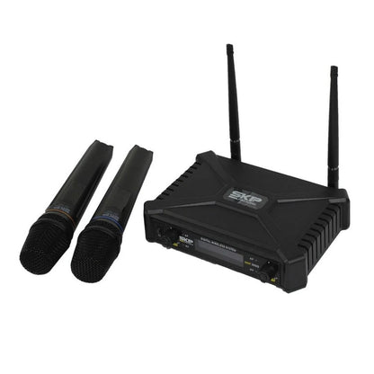 SKP UHF-300D | Sistema Inalámbrico Dual UHF con 2 Micrófonos de Mano