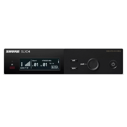 Shure SLXD14/153T-H55 | Sistema Inalámbrico con Transmisor Bodypack SLXD1 y Micrófono de Cabeza MX153