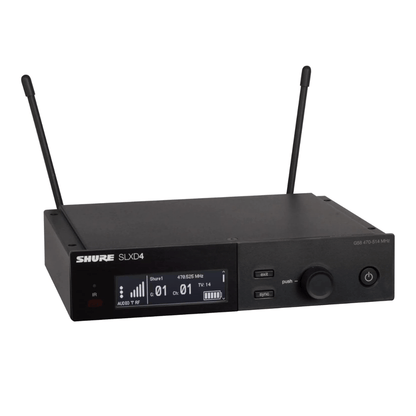 Shure SLXD14/153T-H55 | Sistema Inalámbrico con Transmisor Bodypack SLXD1 y Micrófono de Cabeza MX153