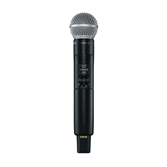 Shure SLXD2/SM58-G58 | Micrófono Inalámbrico con Cápsula SM58