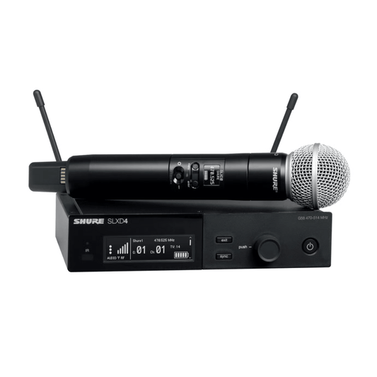 Shure SLXD2/SM58-G58 | Micrófono Inalámbrico con Cápsula SM58