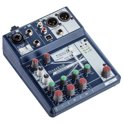 SOUNDCRAFT NOTEPAD 5 | Consola Analógica Compacta con Interfaz USB