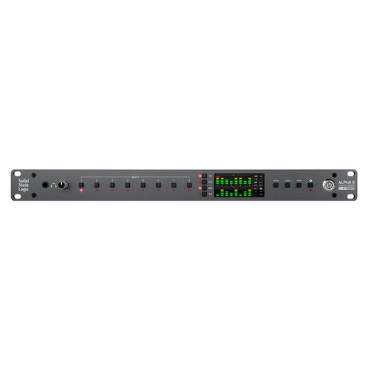 Solid State Logic ALPHA 8 | Convertidor AD/DA 8×8 · Expansor ADAT / S/PDIF · Interfaz USB 18×18