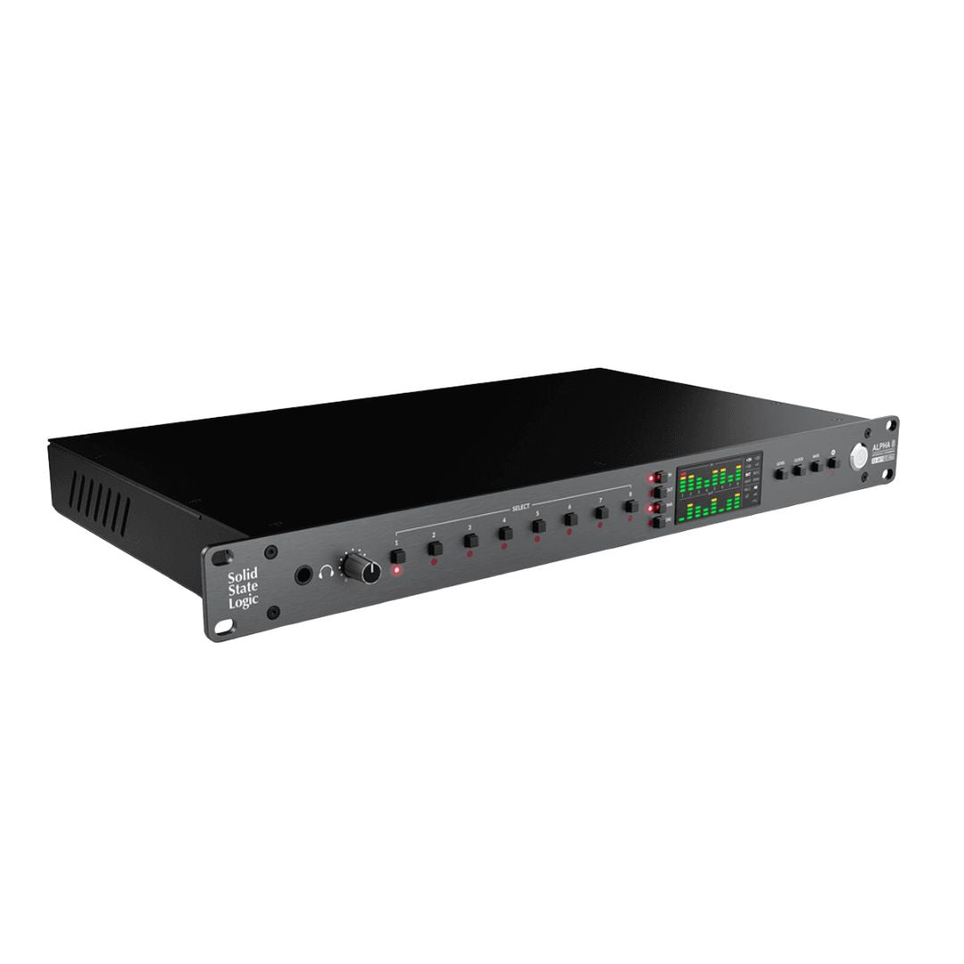Solid State Logic ALPHA 8 | Convertidor AD/DA 8×8 · Expansor ADAT / S/PDIF · Interfaz USB 18×18