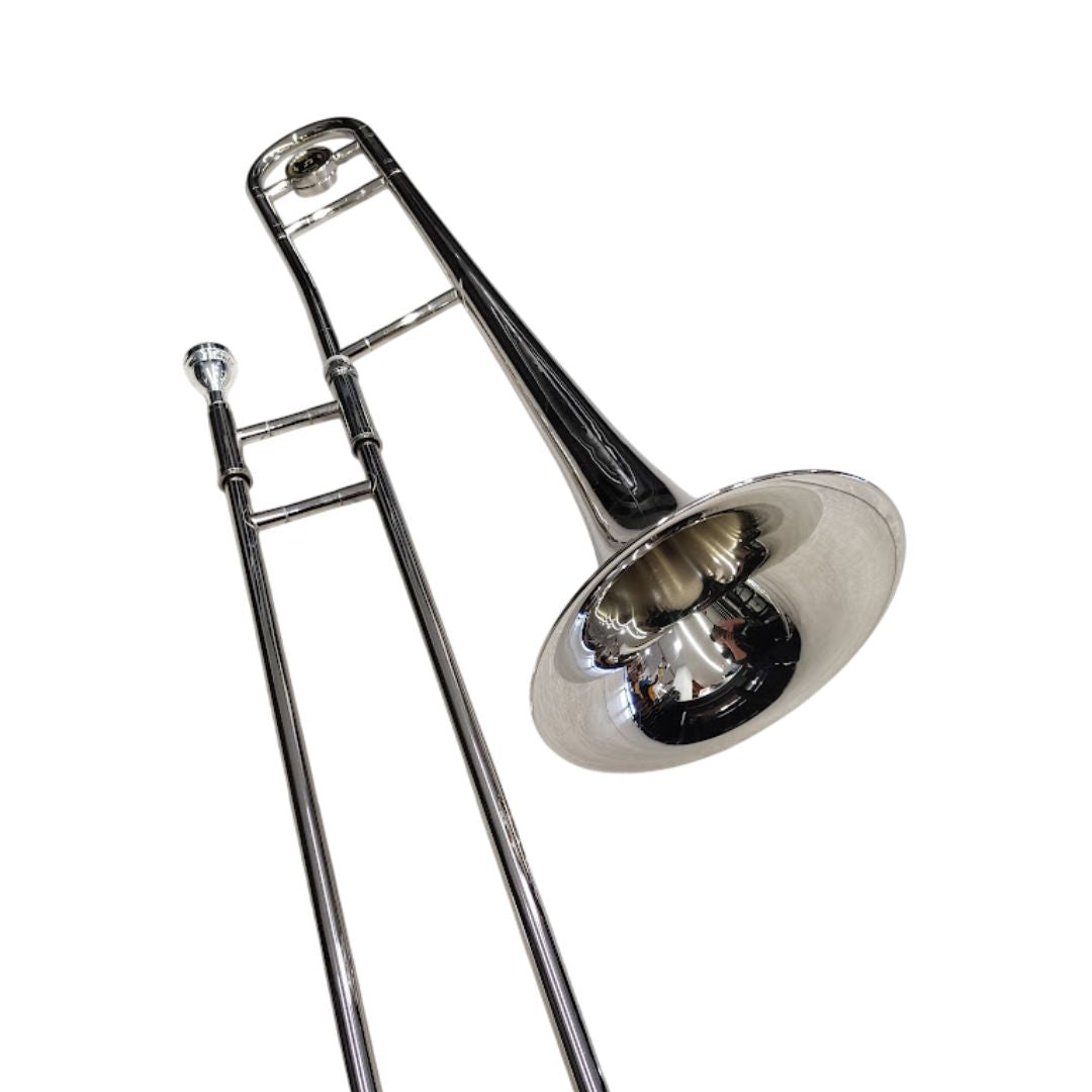 STEINER MK002B | Trombón en Sib Plateado con Estuche y Accesorios