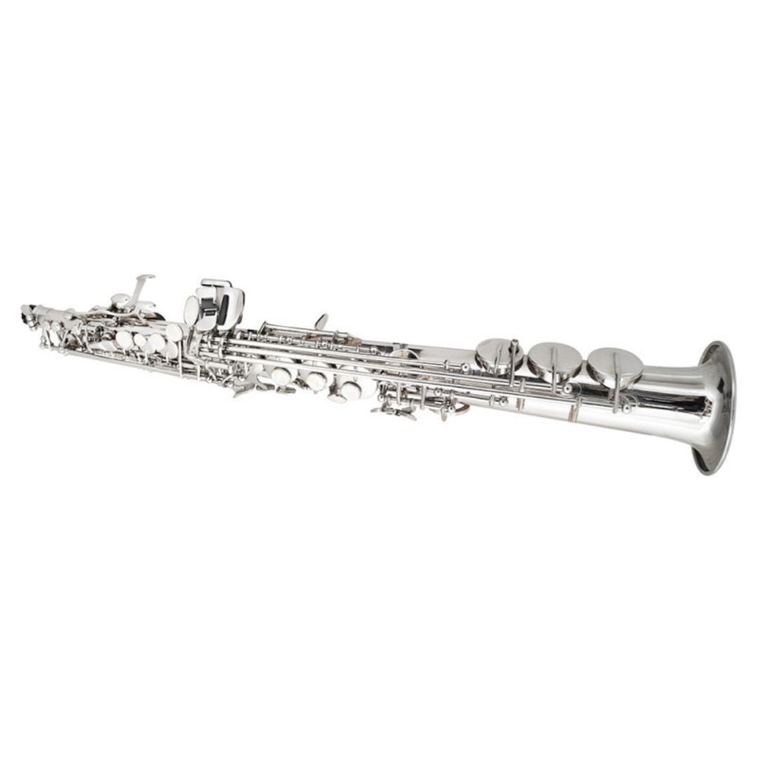 STEINER MK008B | Saxofón Soprano en Sib con Acabado Plateado