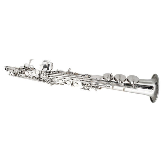 STEINER MK008B | Saxofón Soprano en Sib con Acabado Plateado