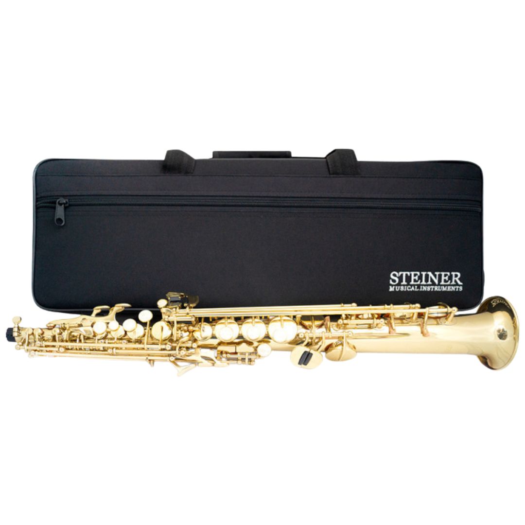 STEINER MK008 | Saxofón Soprano en Sib de Latón Dorado