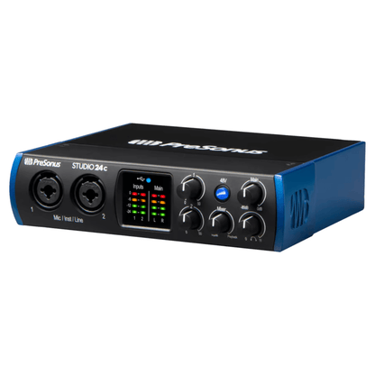 PreSonus Studio 24C | Interfaz de Audio USB-C 2x2 24-Bit / 192 kHz