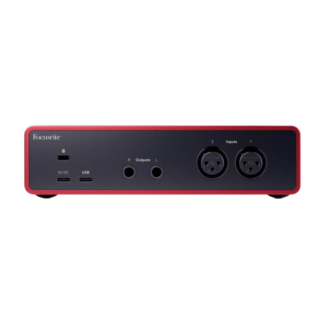 Focusrite Scarlett 2i2 4ta Gen | Interfaz de Audio USB Profesional 2 In / 2 Out