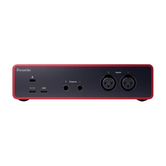 Focusrite Scarlett 2i2 4ta Gen | Interfaz de Audio USB Profesional 2 In / 2 Out