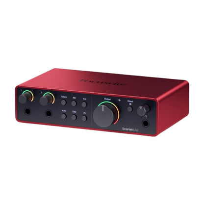 Focusrite Scarlett 2i2 4ta Gen | Interfaz de Audio USB Profesional 2 In / 2 Out