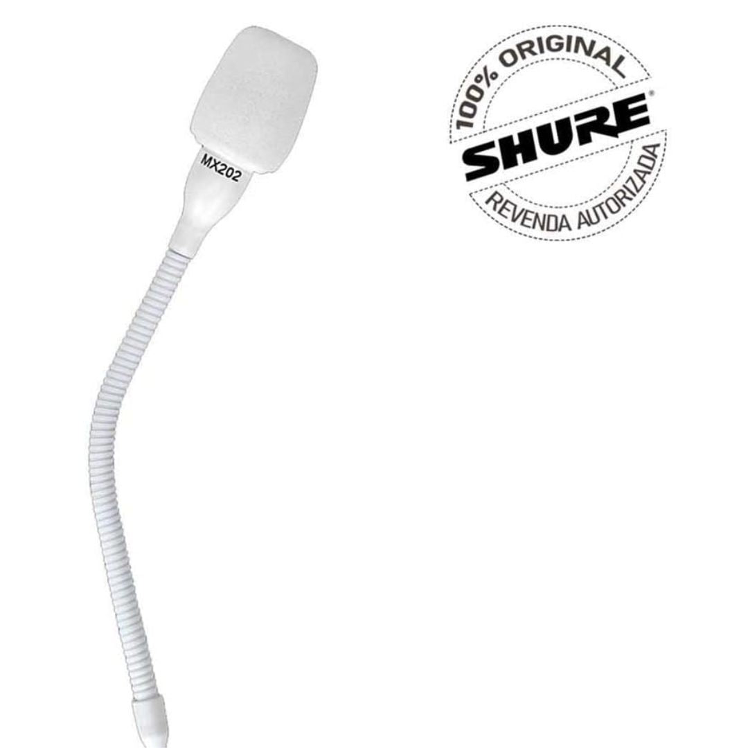Shure MX202W-A/N | Micrófono Colgante Microflex Blanco