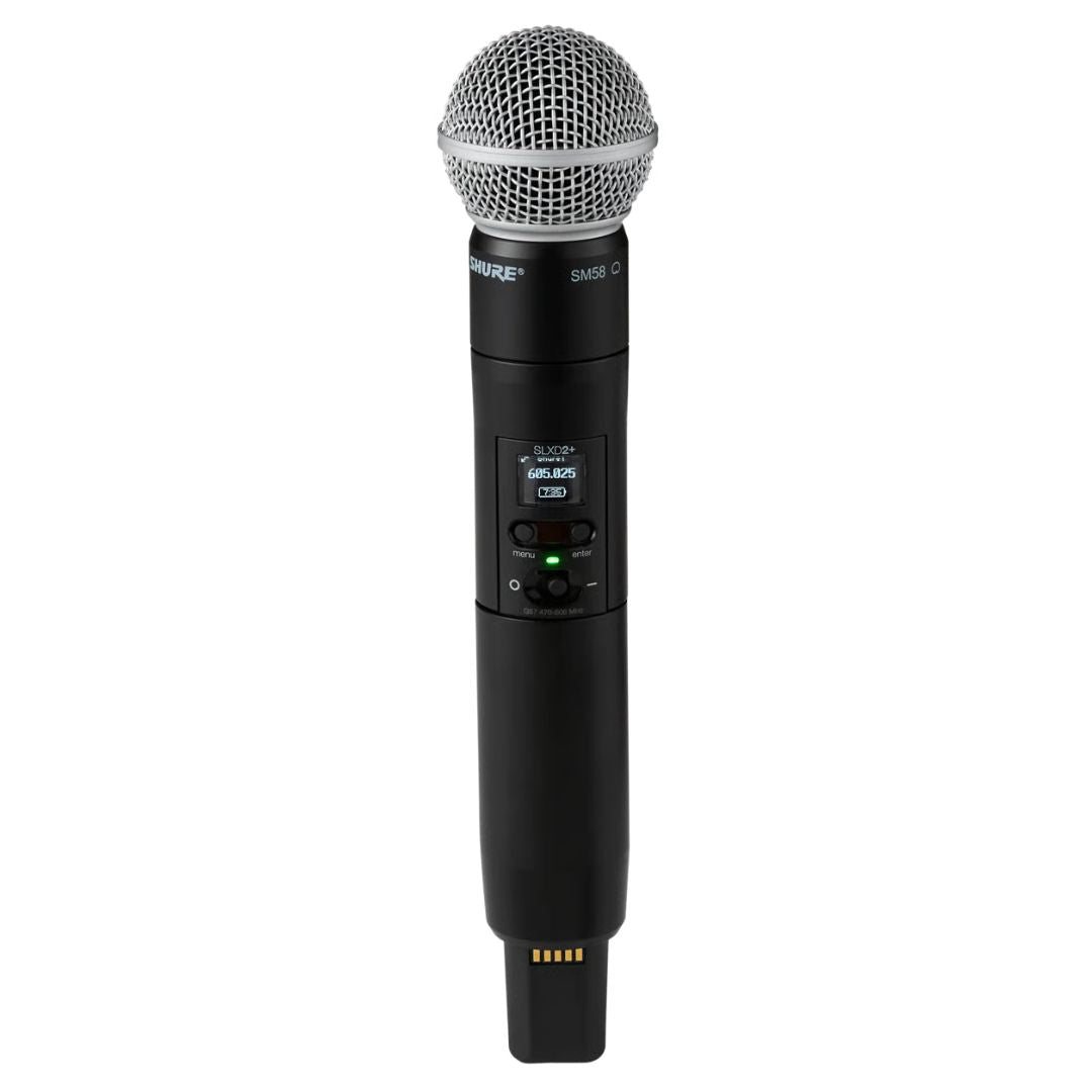 Shure SLXD124+/85M-G57 | Sistema Inalámbrico Digital con Micrófono SM58 y Solapa WL185m
