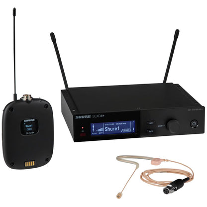 Shure SLXD14+/153T-G57 | Sistema Inalámbrico Digital Bodypack con Micrófono de Diadema MX153T