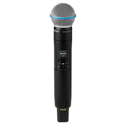 Shure SLXD24D+/B58-G57 | Sistema Inalámbrico Digital Dual con 2 Micrófonos BETA 58A