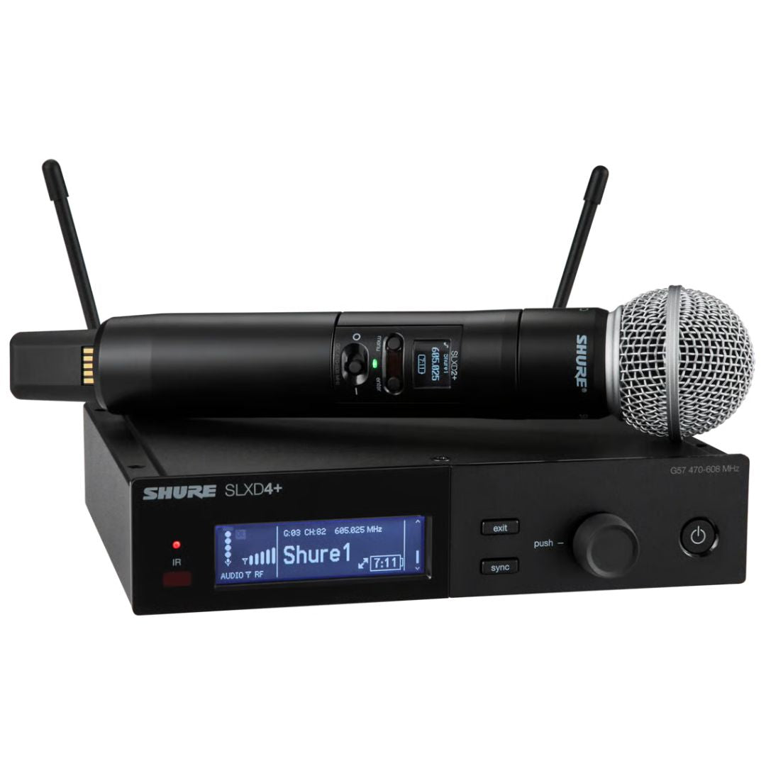 Shure SLXD24+/58-G57 | Sistema Inalámbrico Digital con Micrófono SM58