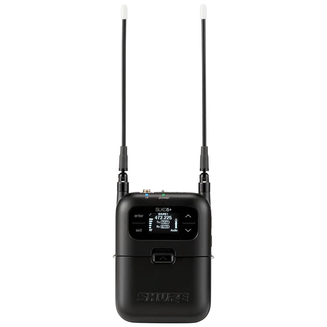 Shure SLXD35+-G57 | Sistema Inalámbrico Digital Portátil con Transmisor Plug-On SLXD3+