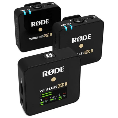 RØDE Wireless GO II | Sistema de Micrófono Inalámbrico Ultracompacto de Doble Canal