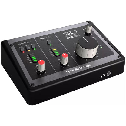 Solid State Logic SSL 1 | Interfaz de Audio USB-C 2x2 de 32-bit / 192 kHz