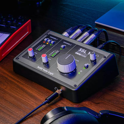 Solid State Logic SSL 1 | Interfaz de Audio USB-C 2x2 de 32-bit / 192 kHz