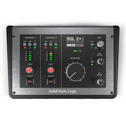 Solid State Logic SSL2+ MKII | Interfaz de Audio USB-C 2×4