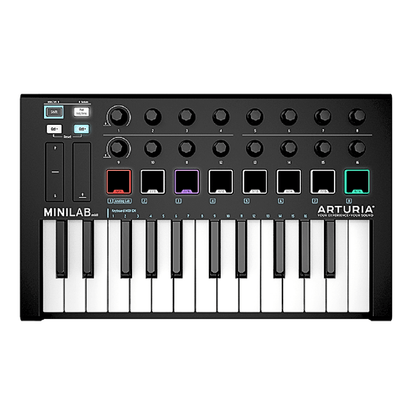 Arturia MINILAB MK II BLACK EDITION | Controlador MIDI Portátil – 25 Teclas (LIQUIDACIÓN)