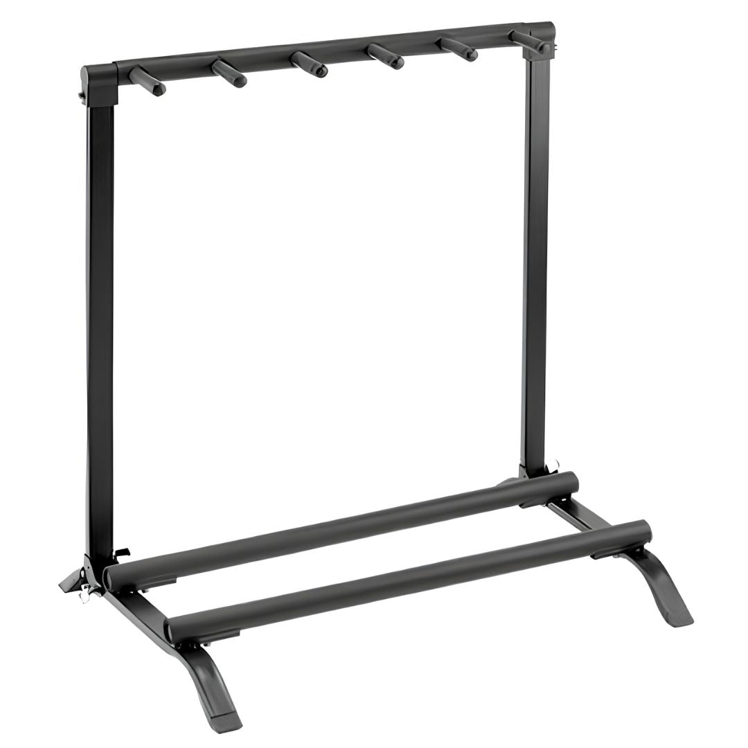 THOR Z5T | Soporte de Piso para 5 Guitarras con Espuma Protectora