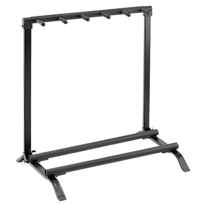 THOR Z5T | Soporte de Piso para 5 Guitarras con Espuma Protectora