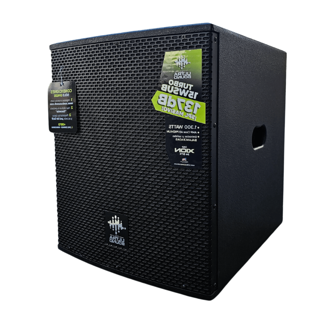 ULTRASOUND TURBO 15W SUB | Sub Bajo de Madera Activo de 15’’