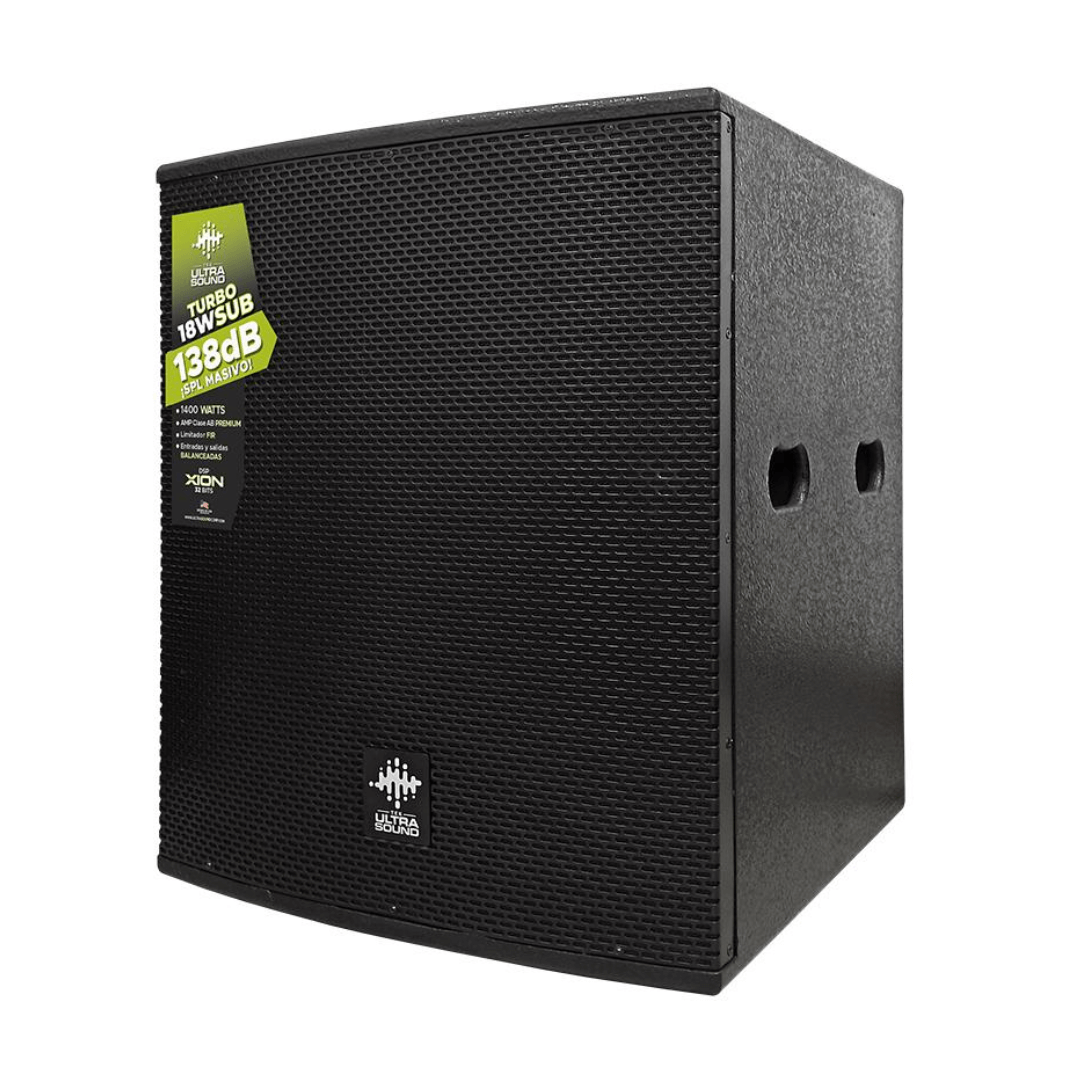 ULTRASOUND TURBO 18W SUB | Sub Bajo de Madera Activo de 18’’