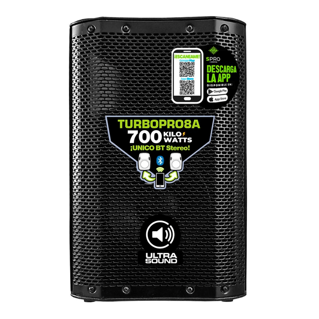 ULTRASOUND TURBOPRO 8A MK4 | Caja Activa de 8’’
