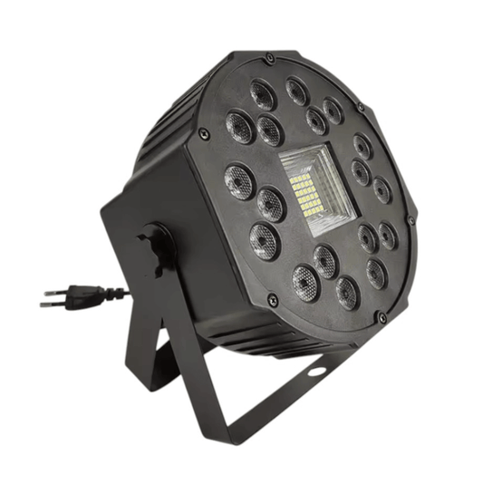 Tacho LED RGB 18x1w + FLASH Blanco 20w