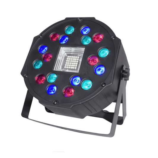 Tacho LED RGB 18x1w + FLASH Blanco 20w