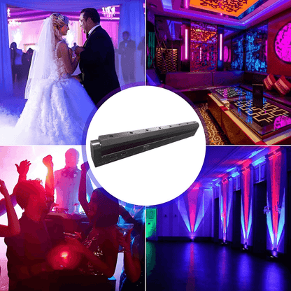 Láser TRITON T8 RGB 8×500mW - Barra Láser Profesional de 8 Ojos y Audio Rítmico