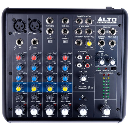 ALTO PROFESSIONAL TrueMix 600 | Consola Analógica de 4 Canales con USB y Bluetooth