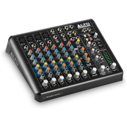 ALTO PROFESSIONAL TrueMix 800FX | Consola Analógica de 6 Canales con USB, Bluetooth y Efectos