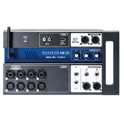 SOUNDCRAFT Ui12 | Consola Digital de 12 Canales con Control Inalámbrico vía Wi-Fi