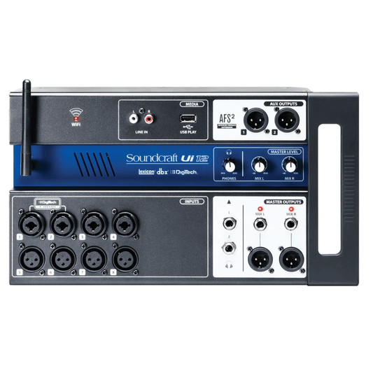 SOUNDCRAFT Ui12 | Consola Digital de 12 Canales con Control Inalámbrico vía Wi-Fi