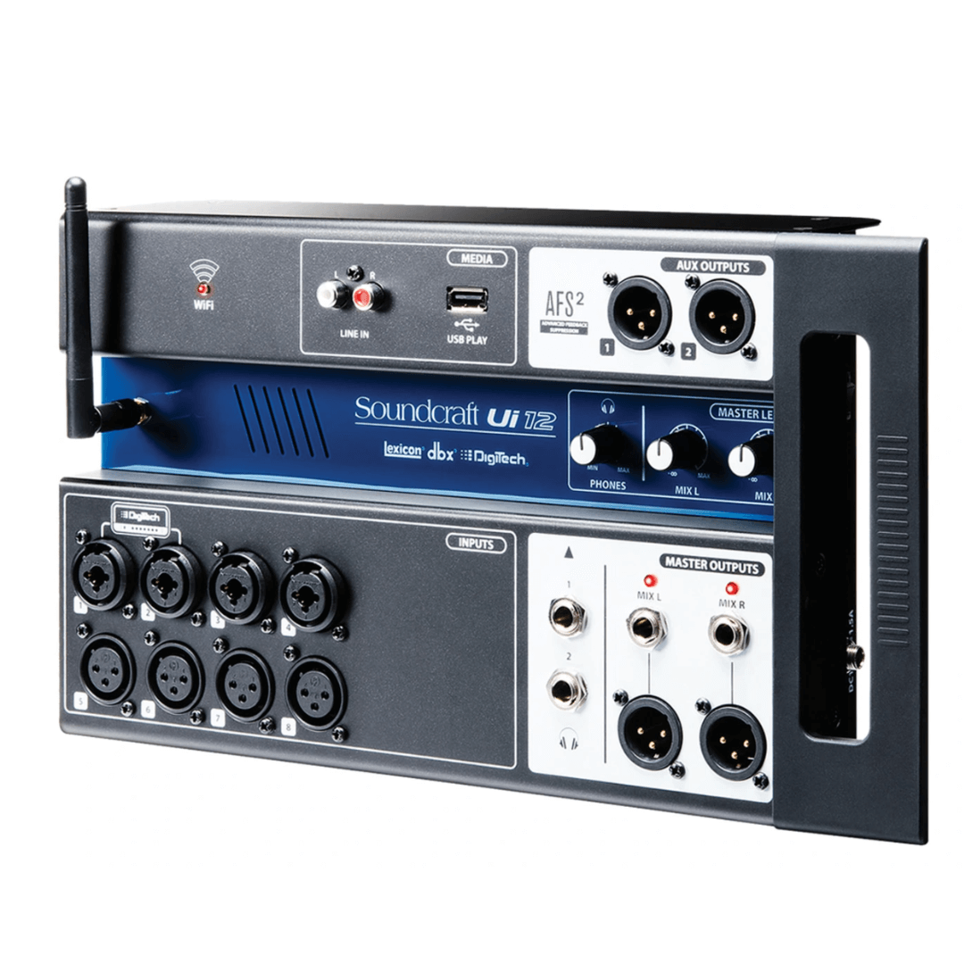 SOUNDCRAFT Ui12 | Consola Digital de 12 Canales con Control Inalámbrico vía Wi-Fi