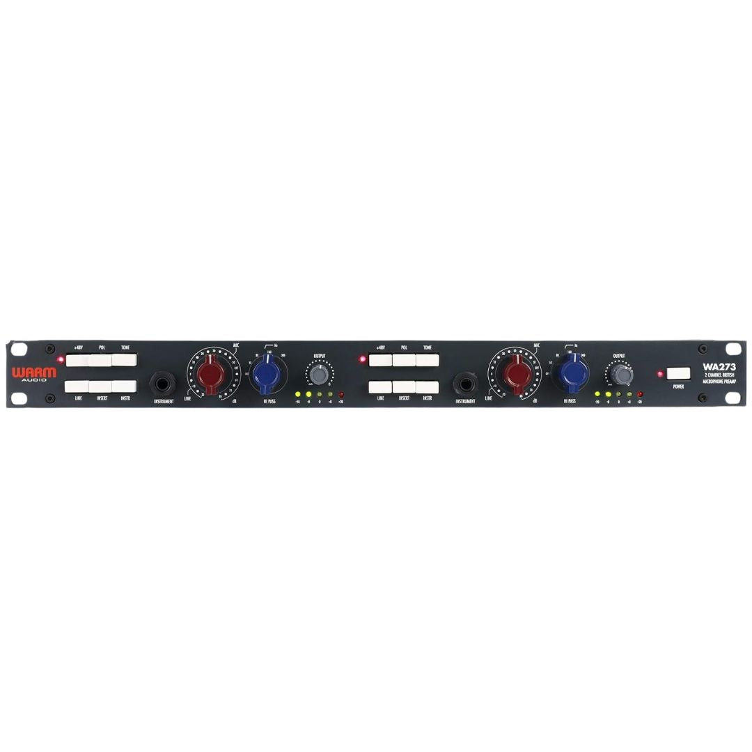 WARM Audio WA273 | Preamplificador de Micrófono Dual Clase A con Transformadores Carnhill
