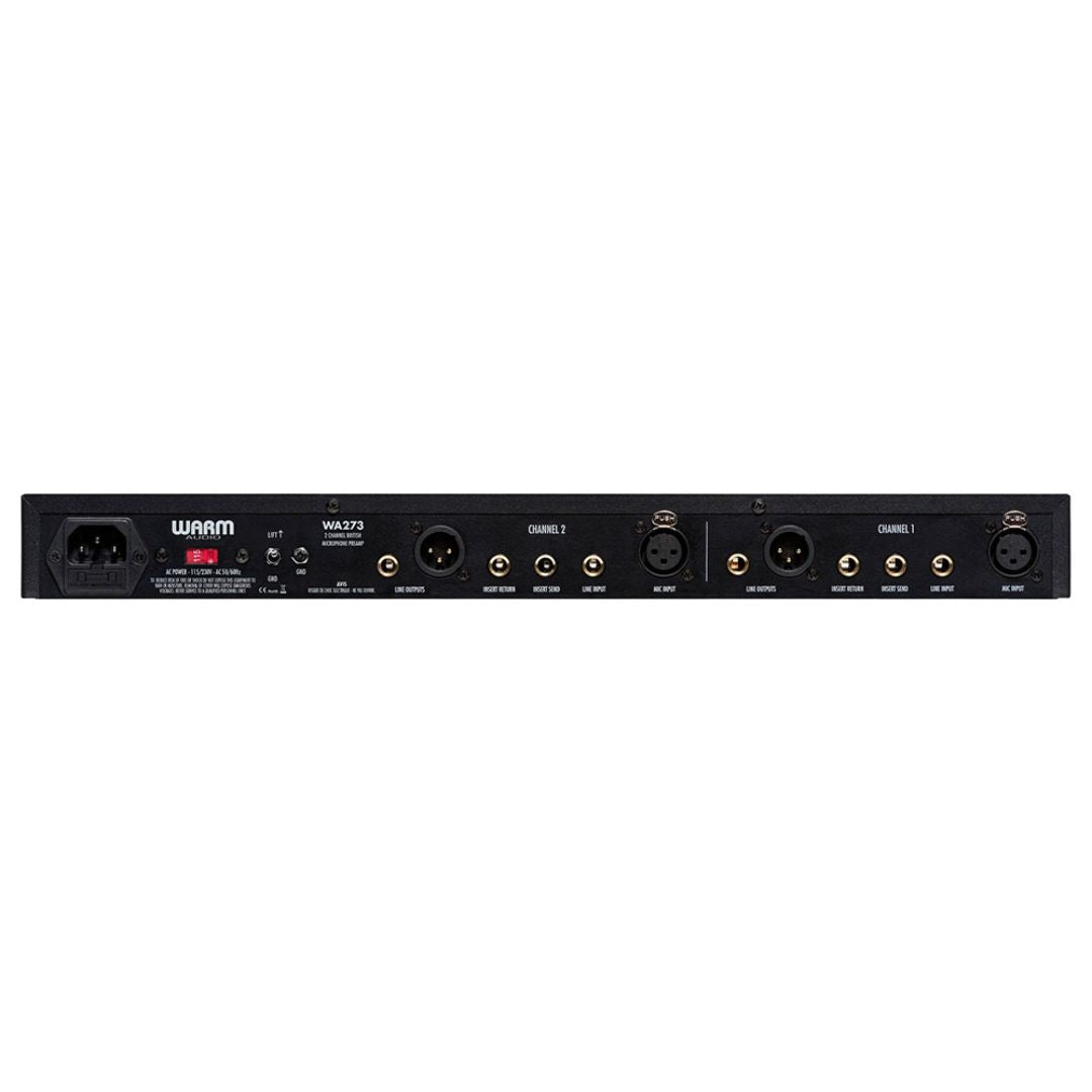 WARM Audio WA273 | Preamplificador de Micrófono Dual Clase A con Transformadores Carnhill