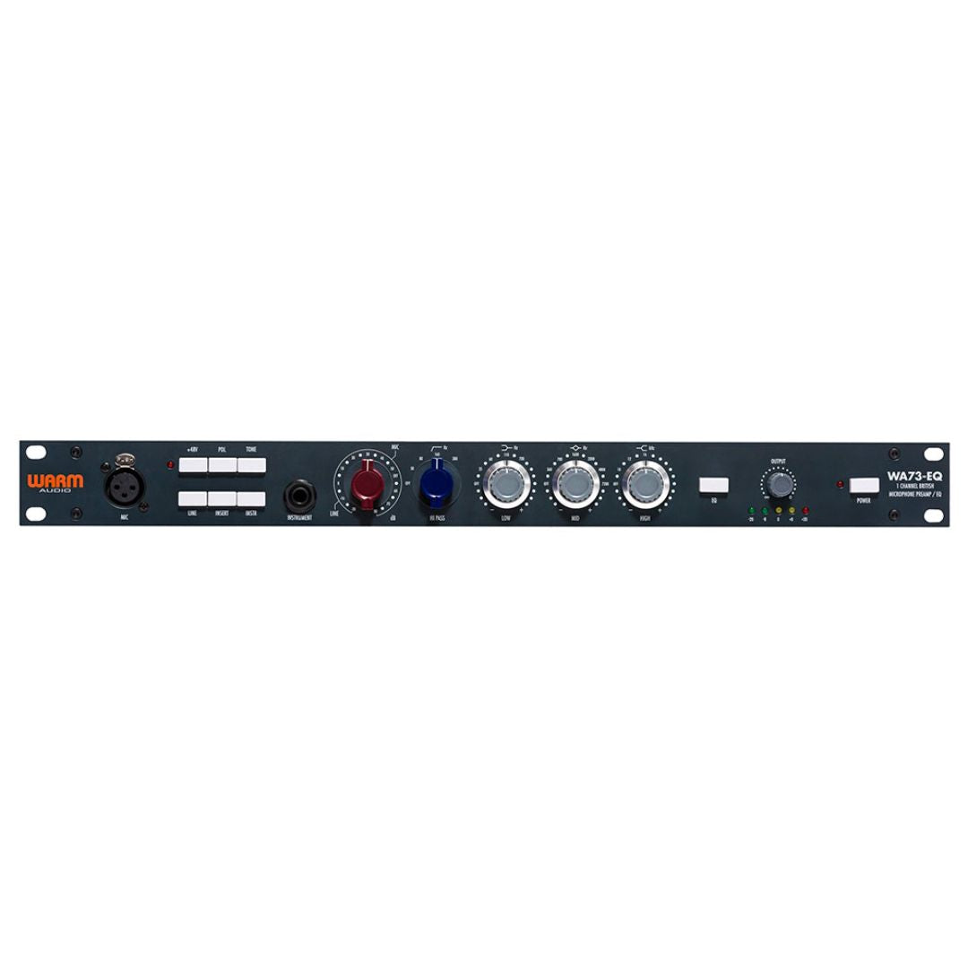 WARM Audio WA73-EQ | Preamplificador de Micrófono Clase A con Ecualizador de 3 Bandas