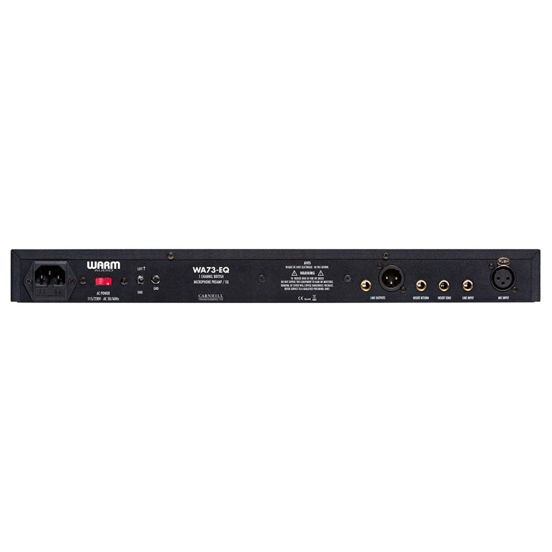 WARM Audio WA73-EQ | Preamplificador de Micrófono Clase A con Ecualizador de 3 Bandas