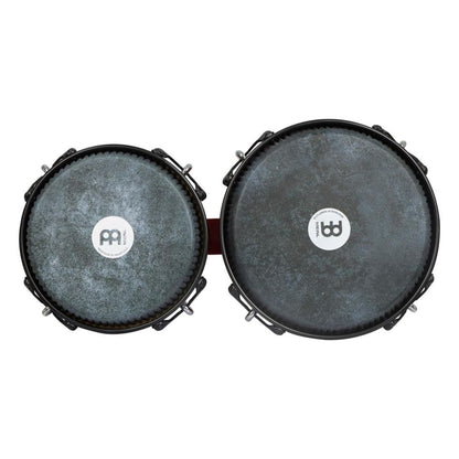 MEINL WBTR300WR | Bongó 6.75” / 8” Marathon Traditional Rojo Vino con Parches REMO