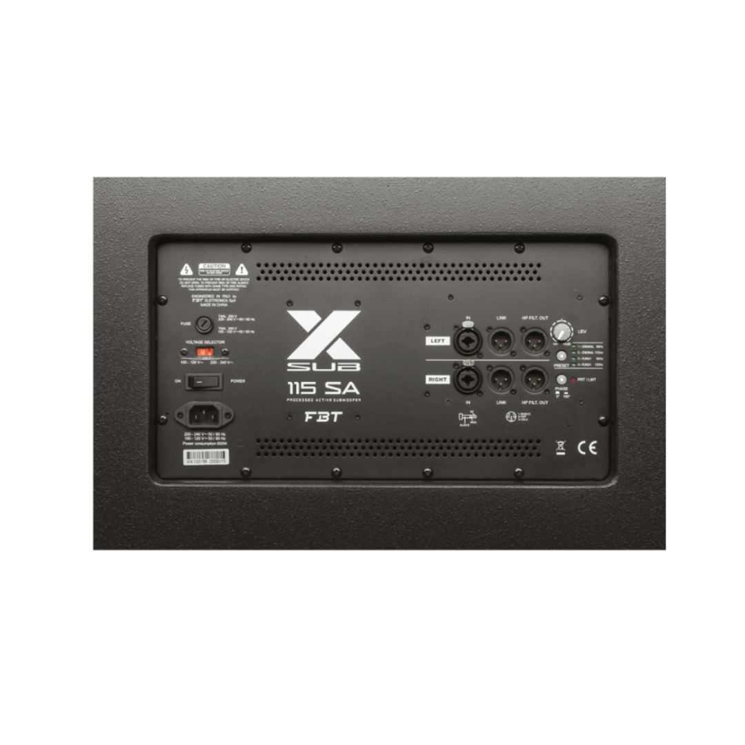 FBT X-SUB 115SA | Sub Bajo de Madera Activo de 15’’