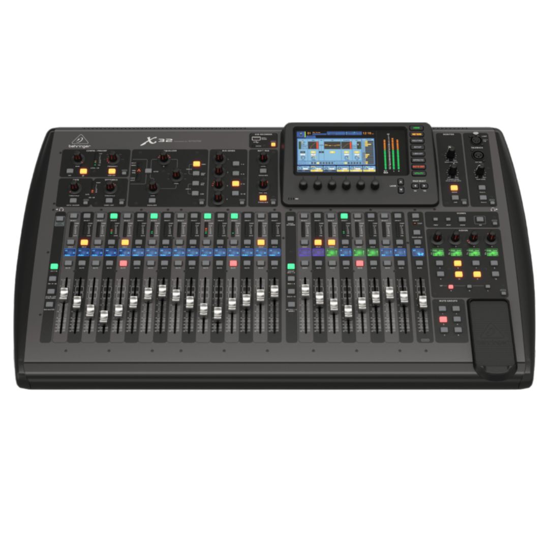 Behringer X32 | Consola Digital Profesional de 32 Canales para Sonido en Vivo y Estudio
